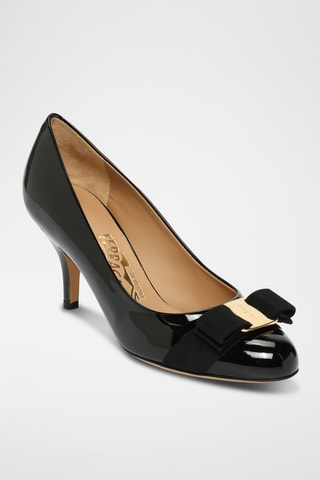 Escarpins vernis en cuir - Noir