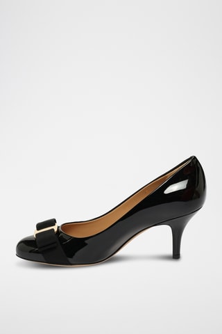 Escarpins vernis en cuir - Noir