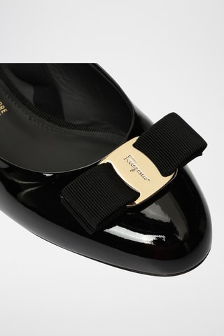 Escarpins vernis en cuir - Noir