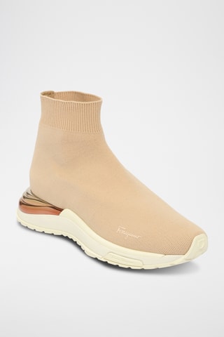 Sneakers montantes - Beige