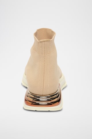 Sneakers montantes - Beige