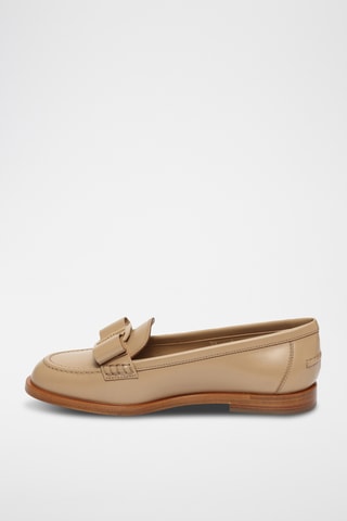 Mocassins en cuir - Beige