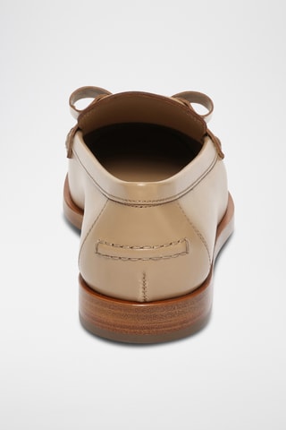 Mocassins en cuir - Beige