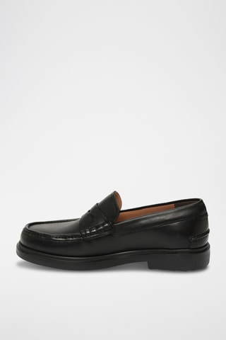 Mocassins en cuir - Noir