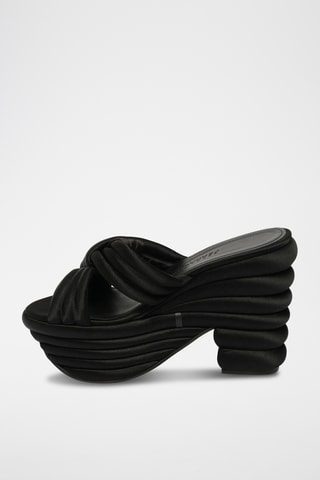 Mules plateformes - Noir