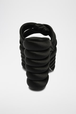 Mules plateformes - Noir