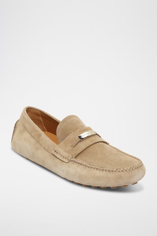 Mocassins en cuir - Beige
