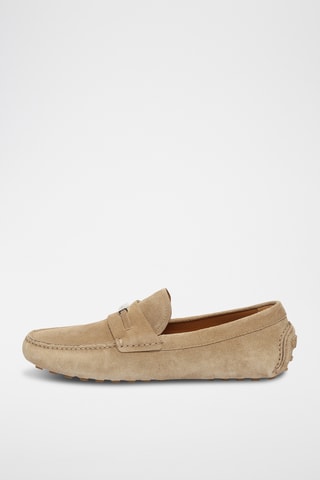 Mocassins en cuir - Beige