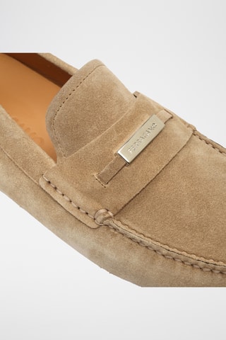 Mocassins en cuir - Beige