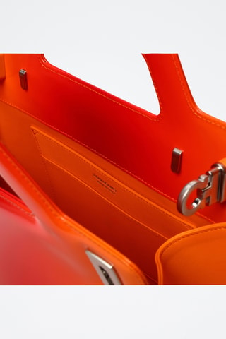 Sac à main en cuir - Orange