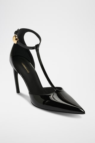 Escarpins vernis en cuir - Noir
