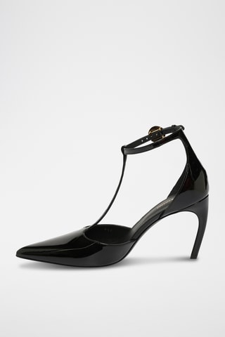 Escarpins vernis en cuir - Noir
