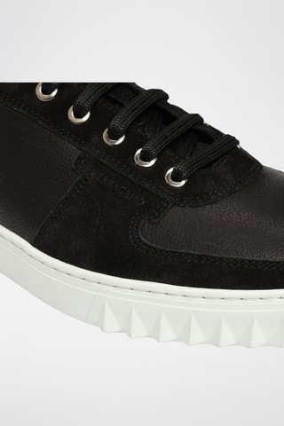 Sneakers en cuir - Noir