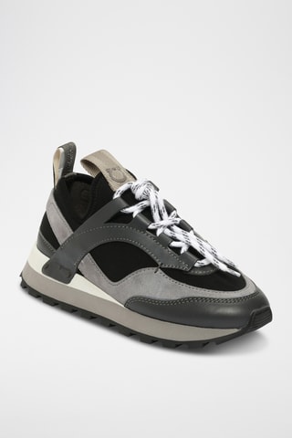 Sneakers en cuir - Bleu