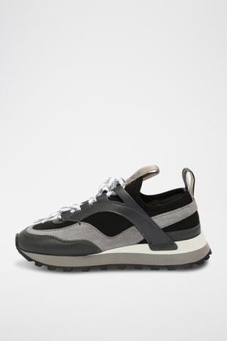 Sneakers en cuir - Bleu