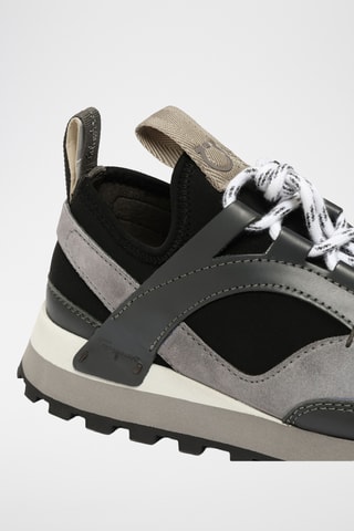 Sneakers en cuir - Bleu
