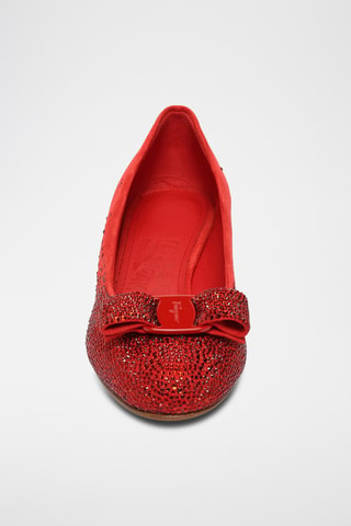Escarpins en cuir suédé - Rouge