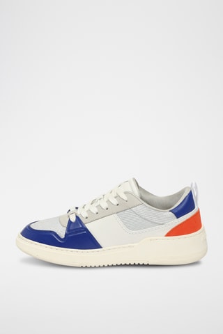 Baskets en cuir - Bleu