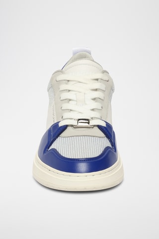Baskets en cuir - Bleu