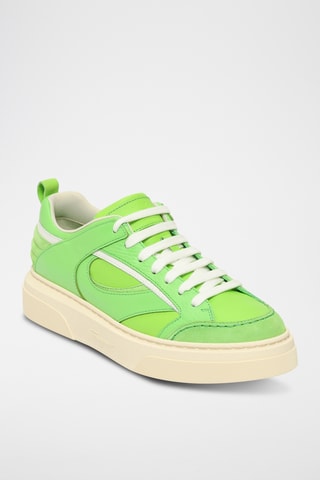 Baskets en cuir - Vert
