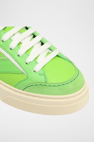 Baskets en cuir - Vert
