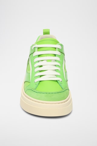 Baskets en cuir - Vert
