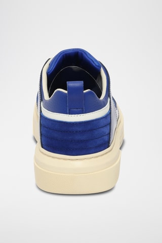 Baskets en cuir - Bleu