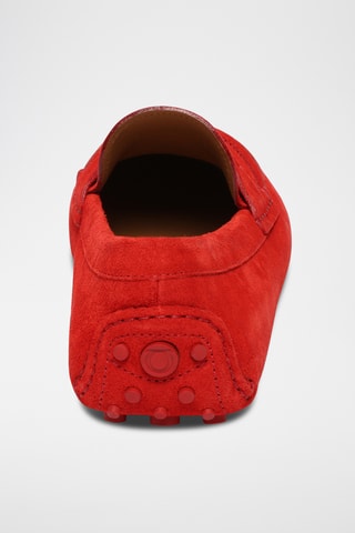 Mocassins en cuir - Rouge