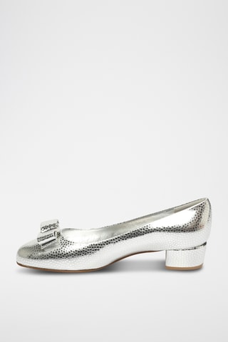 Escarpins vernis en cuir - Argenté
