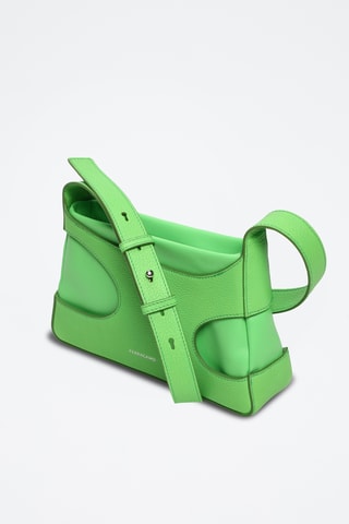 Sac bandoulière en cuir - Vert