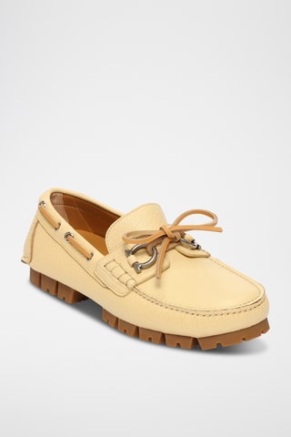 Mocassins en cuir - Jaune