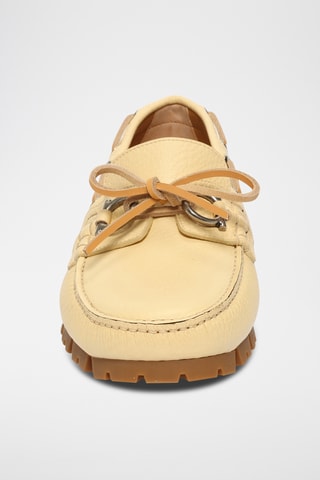 Mocassins en cuir - Jaune