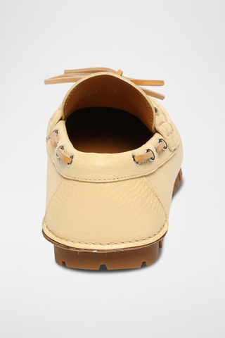 Mocassins en cuir - Jaune