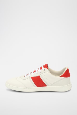 Baskets en cuir - Rouge