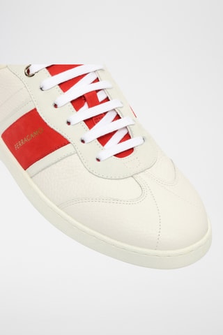 Baskets en cuir - Rouge