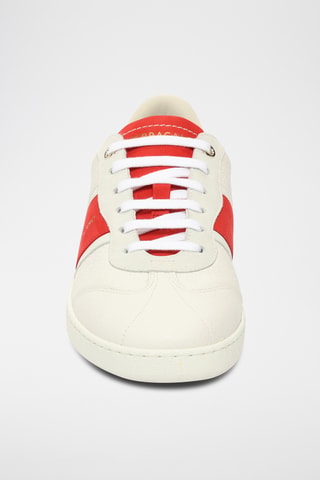 Baskets en cuir - Rouge
