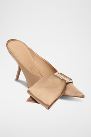 Mules à talons - Marron