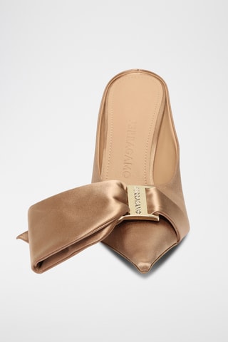 Mules à talons - Marron