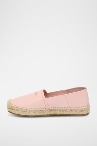 Espadrilles en cuir - Rose