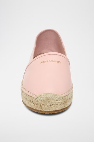 Espadrilles en cuir - Rose