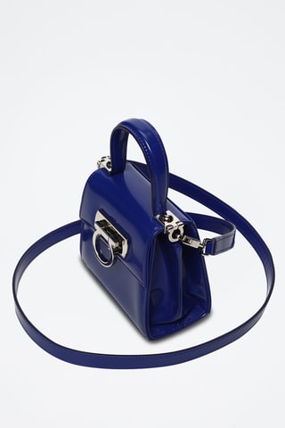 Sac à main en cuir - Bleu