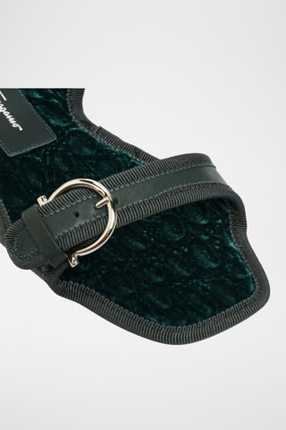 Sandales en cuir - Noir
