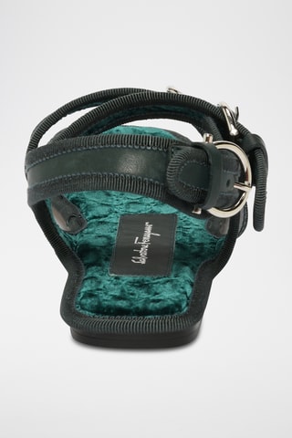 Sandales en cuir - Noir