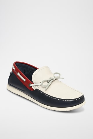Mocassins en cuir - Bleu