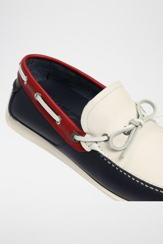 Mocassins en cuir - Bleu