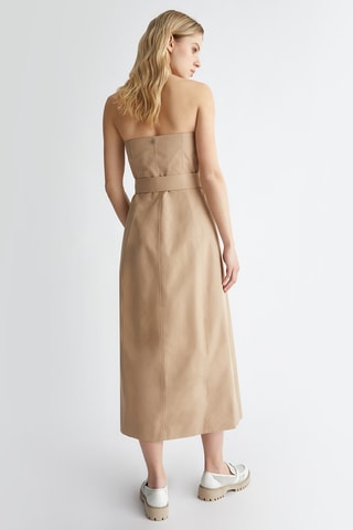 Robe bustier - Beige