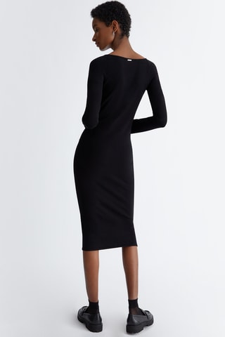 Robe fourreau - Noir