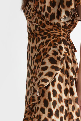 Robe portefeuille - Marron