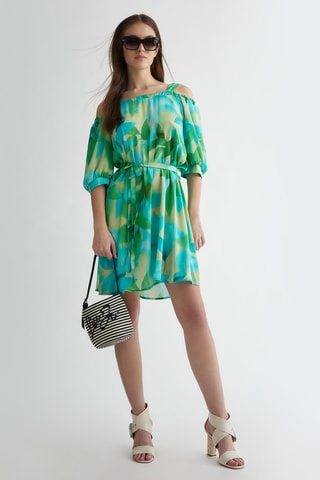 Robe droite - Turquoise