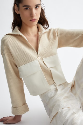 Crop top - Beige